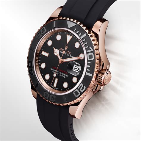 rolex yacht master with rubber band|Rolex Yacht-Master everose.